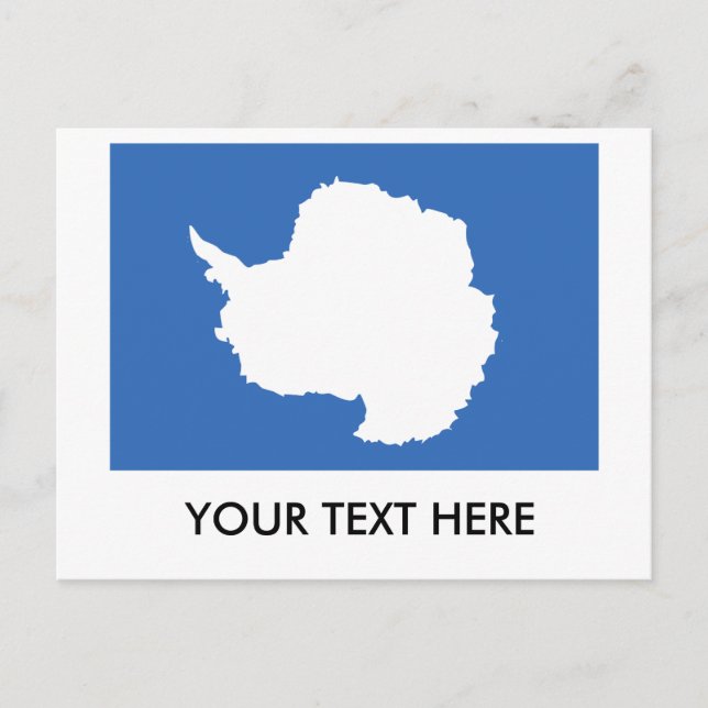 Antarctica Flag Postcard (Front)