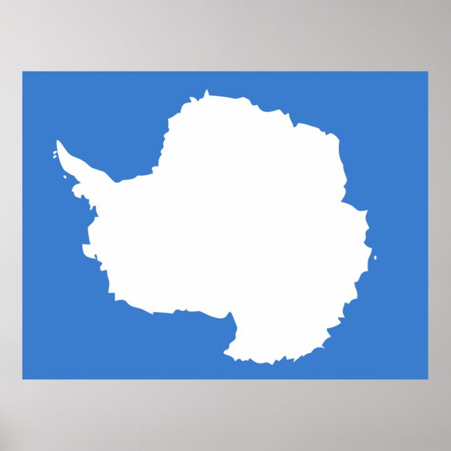 Antarctica Flag Poster (Front)