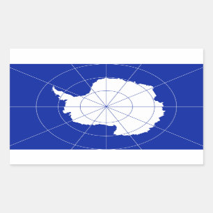 Antarctica Flag Sticker* Rectangular Sticker