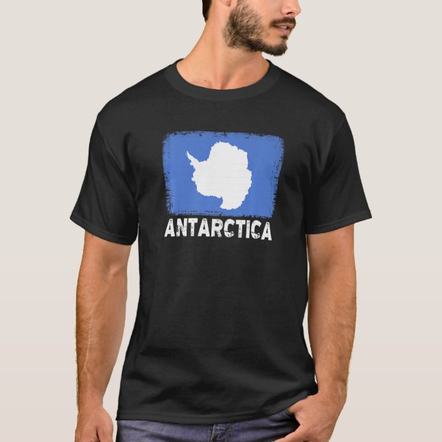 Antarctica Flag  Support Antarctician People Women T-Shirt (Front)