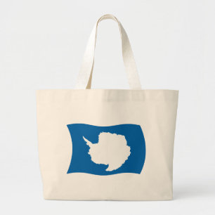 Antarctica Flag Tote Bag