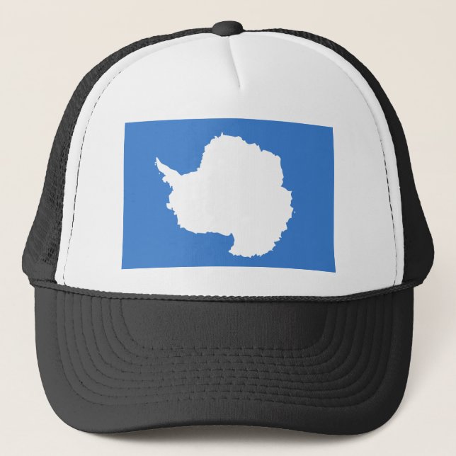 Antarctica Flag Trucker Hat (Front)
