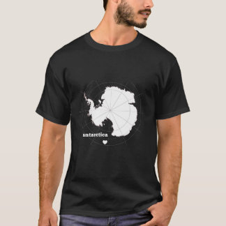 Antarctica He Latitude And Longitude T-Shirt