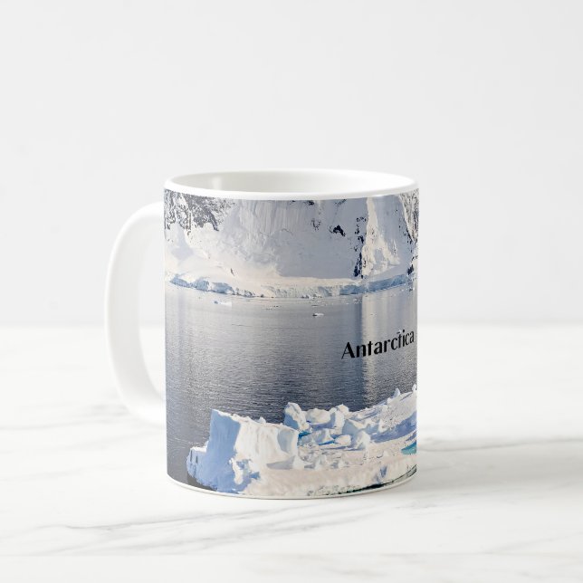 Antarctica iceberg coffee mug (Front Left)