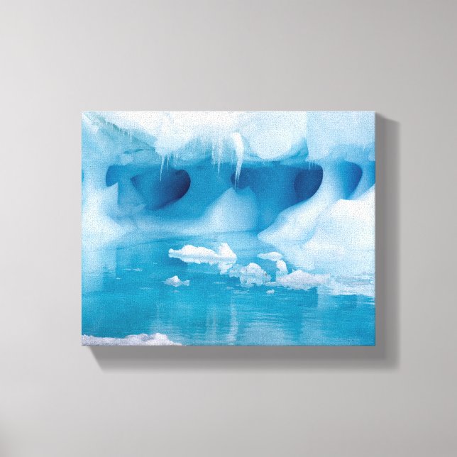 Antarctica iceberg photo canvas print (Front)