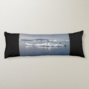 Antarctica landscape body cushion