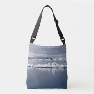 Antarctica landscape crossbody bag