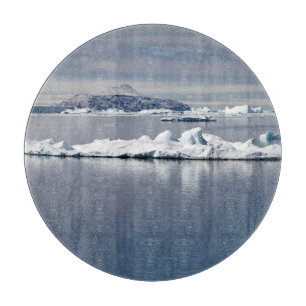 Antarctica landscape cutting board