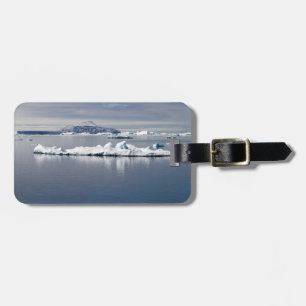 Antarctica landscape luggage tag