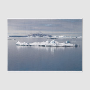 Antarctica landscape tissue paper