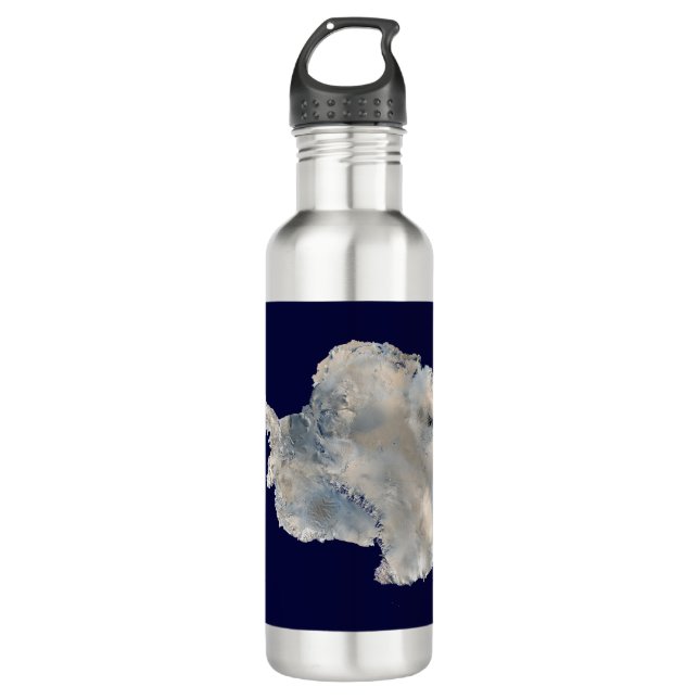 Antarctica (NASA Blue Marble Imagery) 710 Ml Water Bottle (Front)