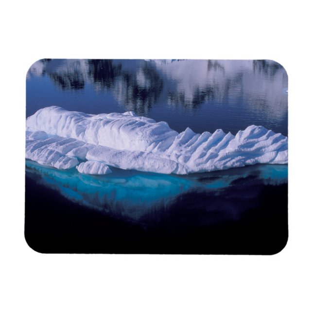 Antarctica, Paradise Bay. Iceberg in crystal Magnet (Horizontal)