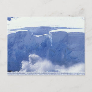 Antarctica, Paradise Bay, Massive wave forms Postcard