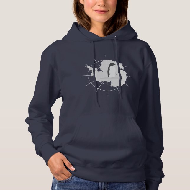 Antarctica - Penguin Women's Hoodie (Front)