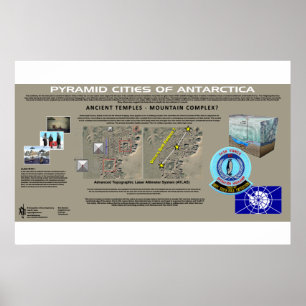 Antarctica Pyramid Cities 3 Poster