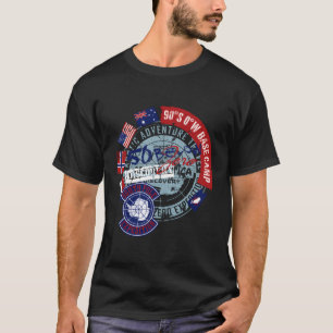 Antarctica Research Flags T-Shirt