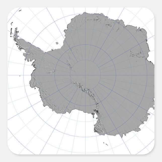Antarctica Square Sticker (Front)