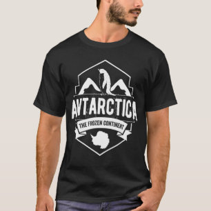 Antarctica With Penguin And Glaciers T-Shirt