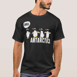 Antarctica With Penguin Family T-Shirt
