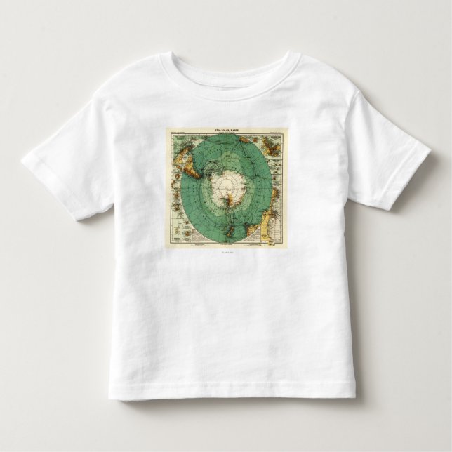 AntarcticaPanoramic MapAntarctica Toddler T-Shirt (Front)