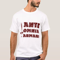 Ante Omnia Armari - Lating Quote