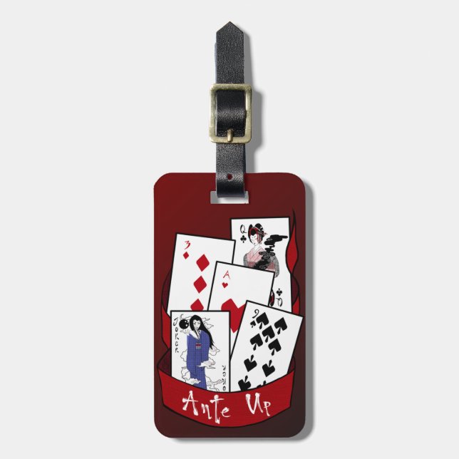 Ante Up Luggage Tag (Front Vertical)