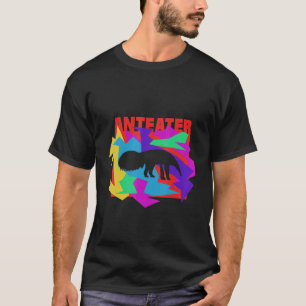 Anteater Animal Mosaik Puzzle T-Shirt