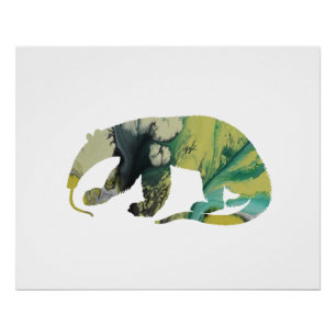 Anteater art poster