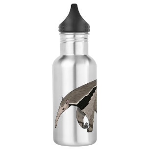 Anteater cartoon illustration 532 ml water bottle