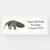 Anteater cartoon illustration
