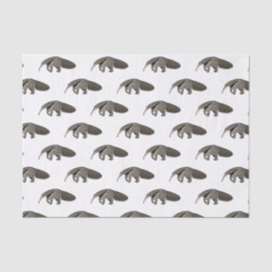 Anteater cartoon illustration tissue paper