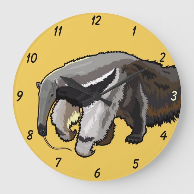 anteater giant large clock (Front)
