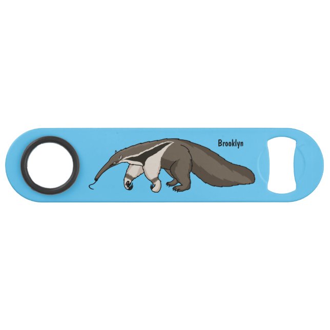 Anteater happy cartoon illustration (Front (Horizontal))
