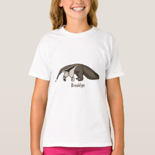 Anteater happy cartoon illustration T-Shirt