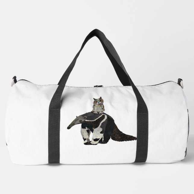 ANTEATER & OWL DUFFLE BAG (Front)