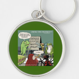 Anteaters Anonymous 12-Step Funny Key Ring