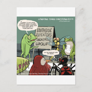 Anteaters Anonymous 12-Step Funny Postcard