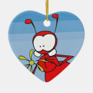 Antek the Lover Ceramic Tree Decoration