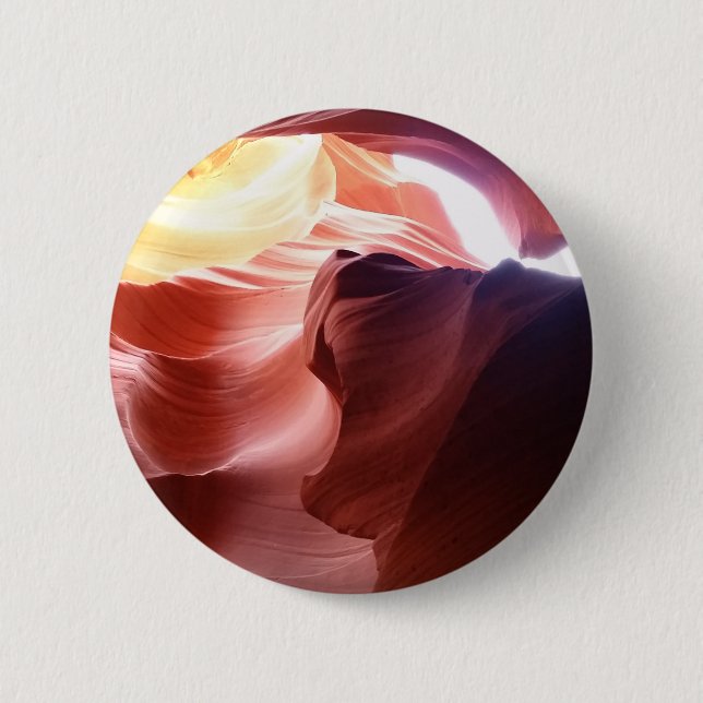 Antelope Canyon 6 Cm Round Badge (Front)
