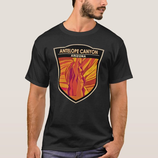 Antelope Canyon Arizona Travel Art Vintage T-Shirt (Front)
