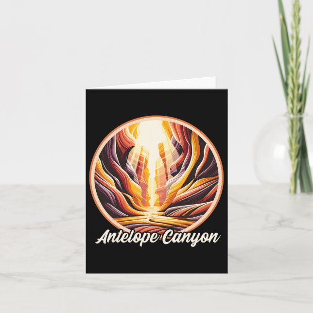 Antelope Canyon Hiking  Card (Front)