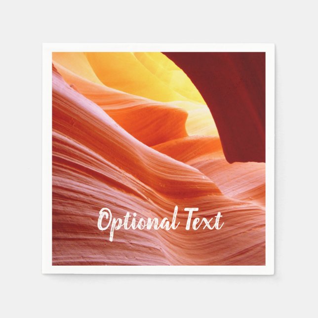 Antelope Canyon in Arizona  Napkin (Front)