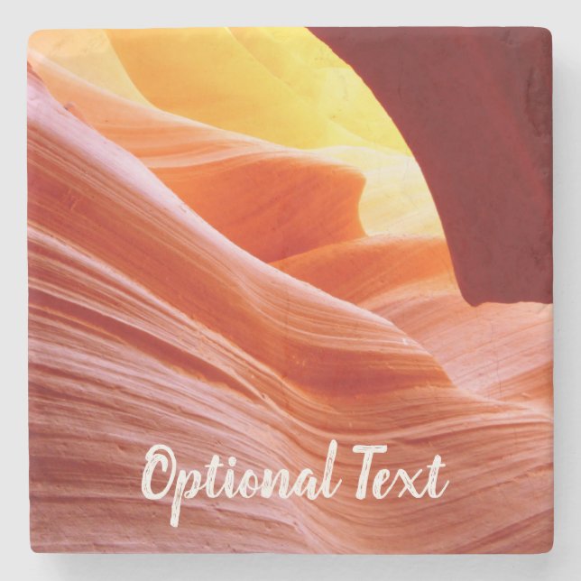 Antelope Canyon in Arizona Stone Coaster (Front)