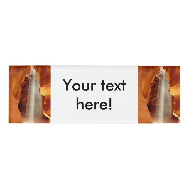 Antelope Canyon Name Tag (Front)