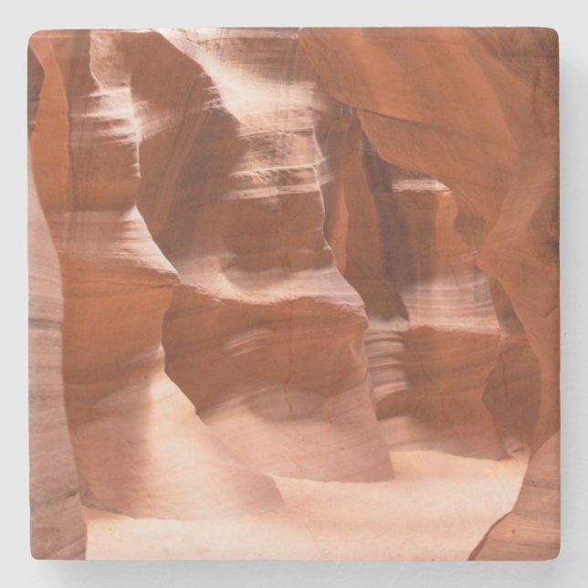 Antelope Canyon, Naturally Lit Stone Coaster (Front)