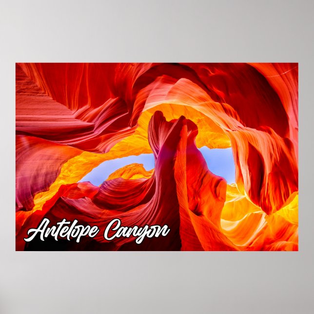 Antelope Canyon, Page, Arizona, United States Poster (Front)