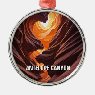 Antelope Canyon Souvenir Metal Tree Decoration