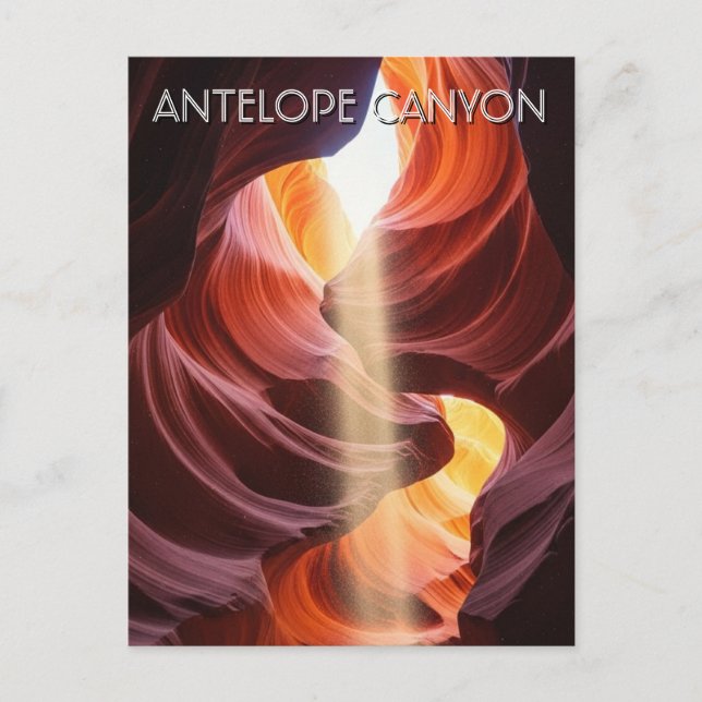 Antelope Canyon  Souvenir Postcard (Front)