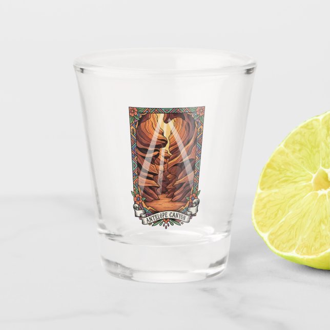 Antelope Canyon  Souvenir Shot Glass (Front)