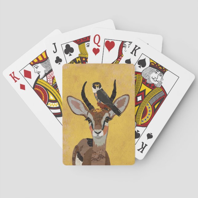 ANTELOPE & FALCON PLAYING CARDS (Back)